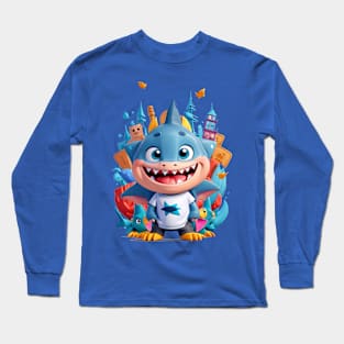 baby shark Long Sleeve T-Shirt